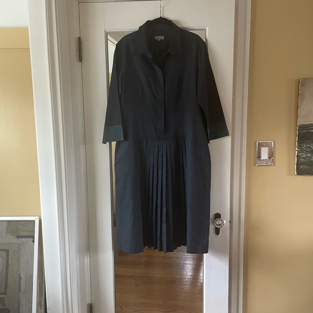 Margaret Howell Navy Shirtdress Size 12